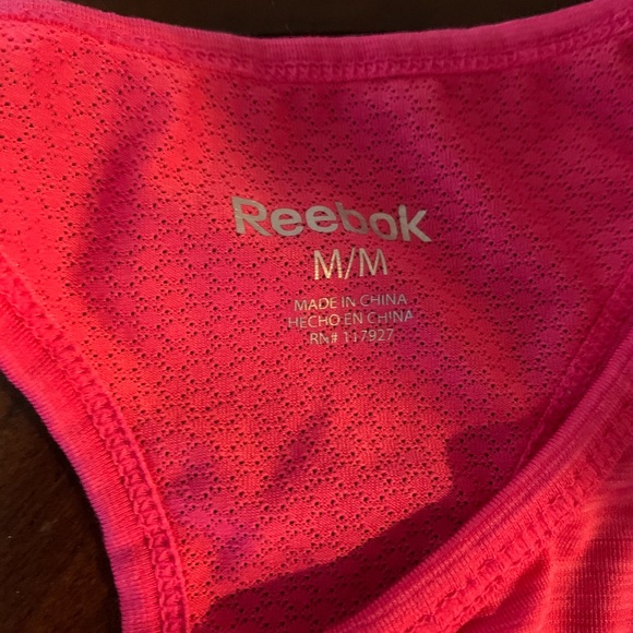 Pink Reebok workout tank - Picture 2 of 2
